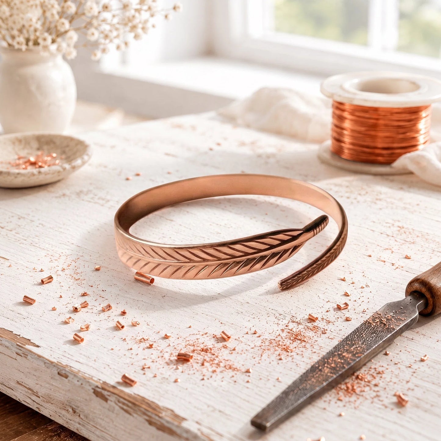 Petal Copper Bracelet