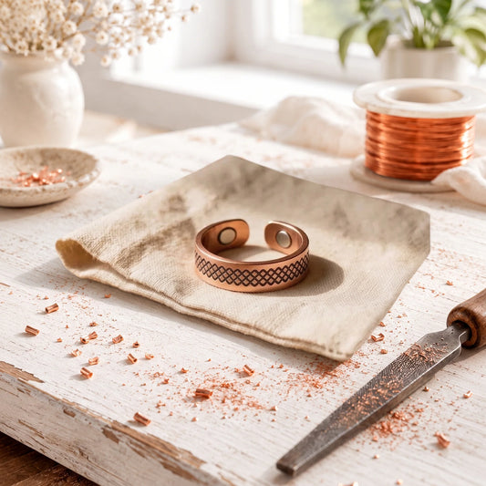 Trellis Copper Ring