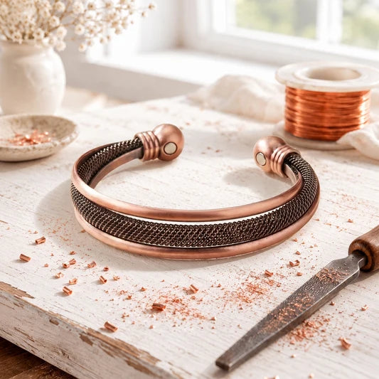 Lattice Copper Bracelet