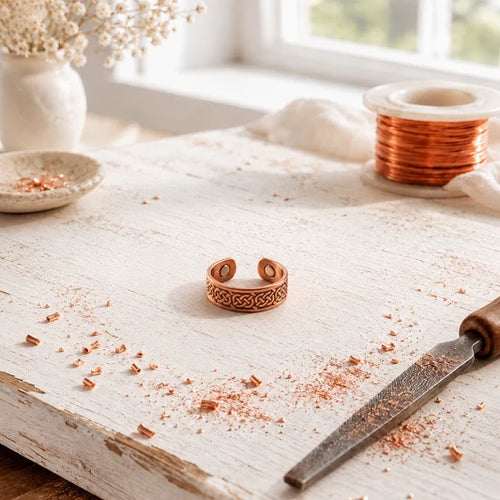 Braided Copper Ring